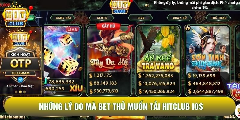 Những lý do mà bet thủ muốn tải Hitclub iOS Những lý do mà bet thủ muốn tải Hitclub iOS